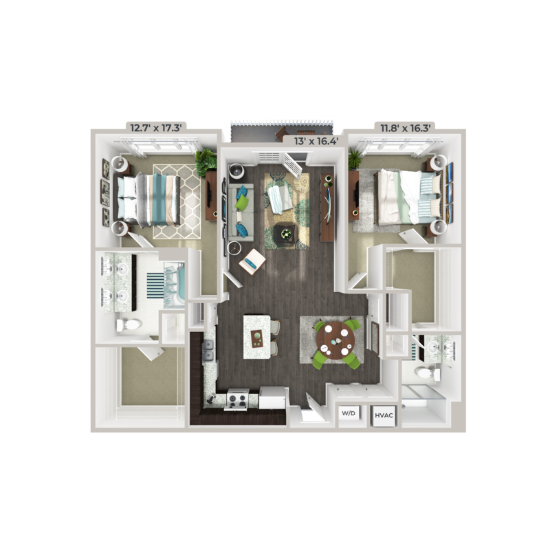 B3A floor plan